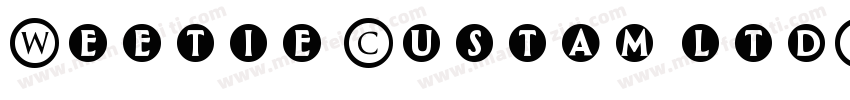 Weetie Custam ltd字体转换